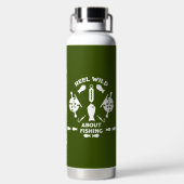 Zalmvisserij Canada Waterfles (Achterkant)