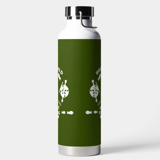 Zalmvisserij Canada Waterfles (Links)