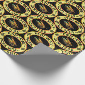 Zalmvliegen vissen cadeaupapier (Hoek)