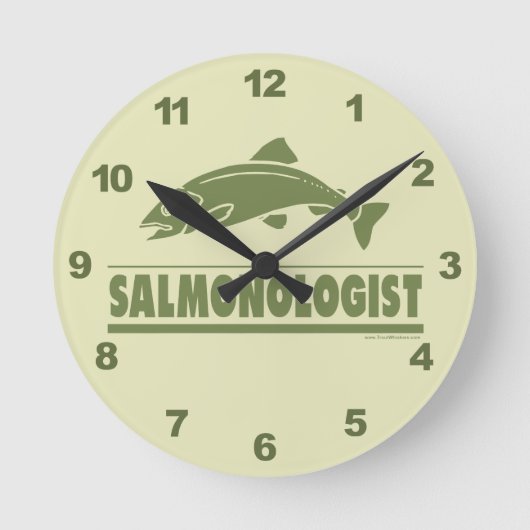 Zalmvliegen vissen ronde klok (Voorkant)