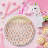 Zalmzalm Roze kiezelvis Zeemeermin Papieren Bordje (Feest)