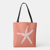 Zalmzalm Roze Oranje Moederdag Gift Tote Bag (Achterkant)