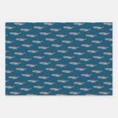 Zalmzwembloem PNW Vist visschroot Inpakpapier Vel (Voorkant 3)