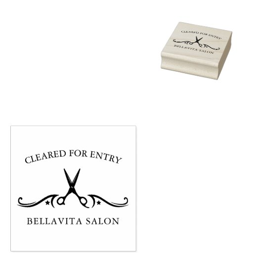 Zalonschaar Covid Temperature Cleaved Entry Rubberstempel (Gestempeld)