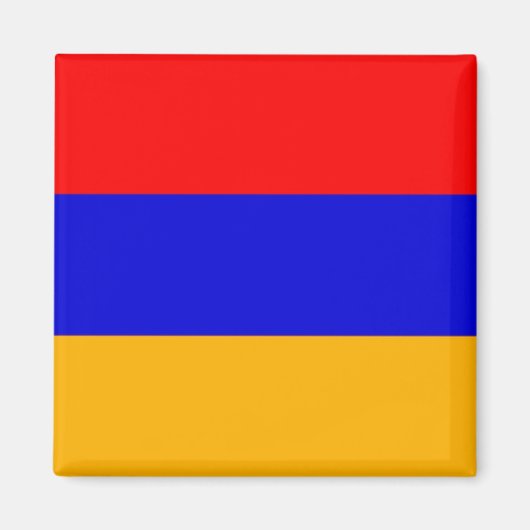 ZAM001 Armeense VLAG Armenië, Fridge Magneet (Voorkant)