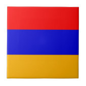 zAM001 Armeense vlag Armenië, Tegeltje (Voorkant)