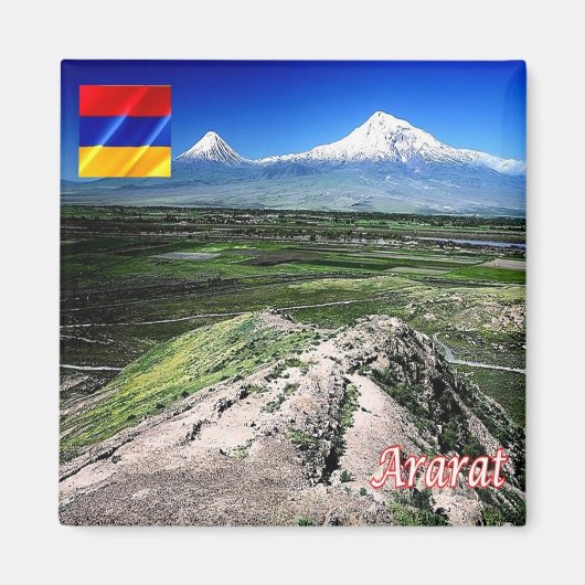 ZAM008 MOUNT ARARARAT, Armenië, Azië, Fridge Magneet (Voorkant)