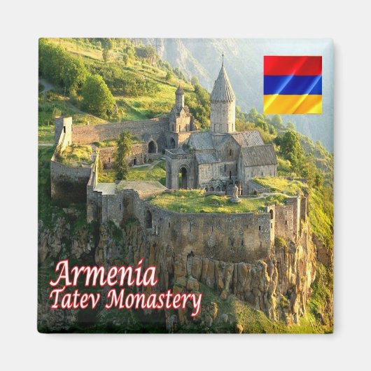ZAM009 SYUNIK Tatev Klooster, Armenië, Fridge Magneet (Voorkant)