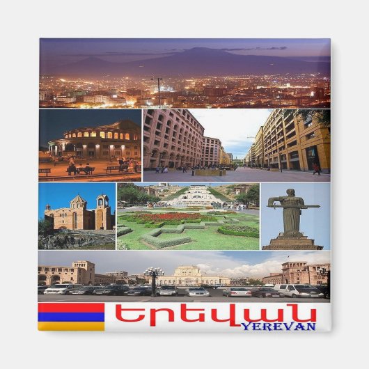 ZAM011 I Love YEREVAN, Armenia, Asia, Fridge Magneet (Voorkant)