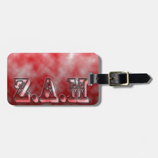 ZAM-items Bagagelabel (Voorkant horizontaal)