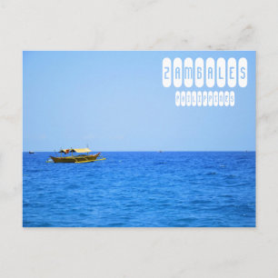 Zambales Beach op de Filipijnen Briefkaart