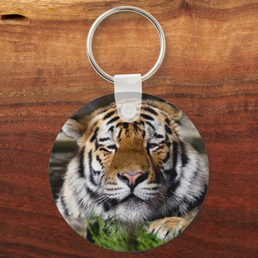 Zambar Tiger Keyring Sleutelhanger (Voorkant)