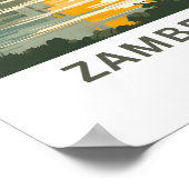 Zambezi River Africa Reisprint Poster (Hoek)