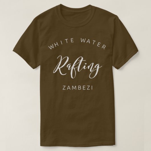 Zambezi White Water Rafting T-shirt (Design voorkant)