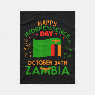 Zambia 61e Onafhankelijkheidsdag Zambia trots Zamb Fleece Deken