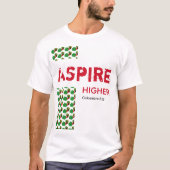 Zambia ASPIRE HOGER Christelijke scripts T-shirt (Voorkant)
