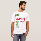 Zambia ASPIRE HOGER Christelijke scripts T-shirt (Voorkant volledig)