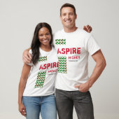 Zambia ASPIRE HOGER Christelijke scripts T-shirt (Unisex)