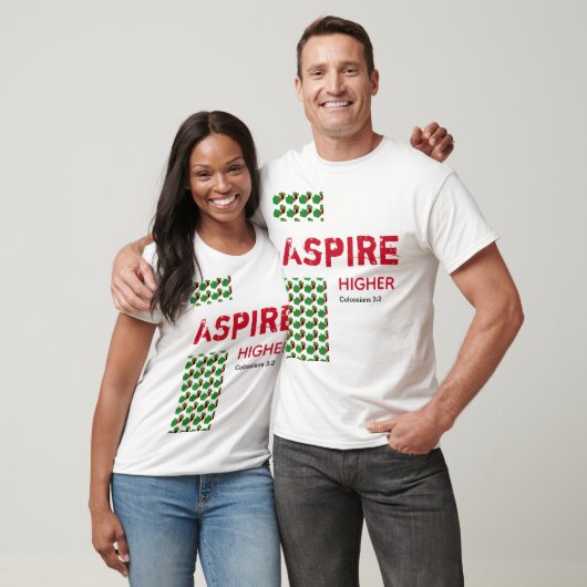 Zambia ASPIRE HOGER Christelijke scripts T-shirt (Unisex)
