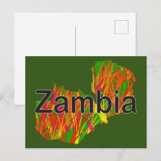 Zambia Briefkaart (Voorkant / Achterkant)