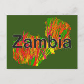 Zambia Briefkaart (Voorkant)