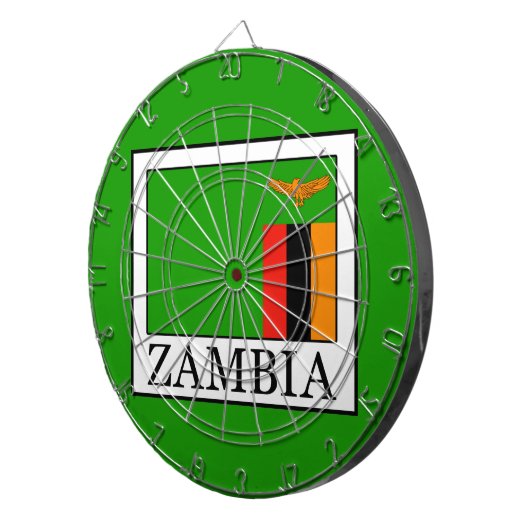 Zambia Dartbord (Voorkant Rechts)