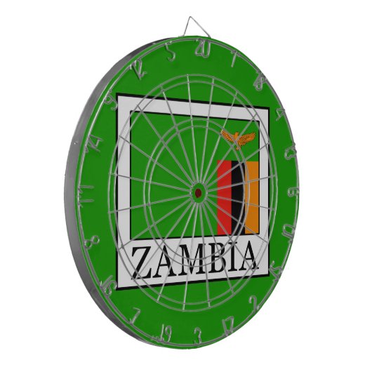 Zambia Dartbord (Voorkant Links)
