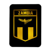 Zambia Emblem Magneet (Verticaal)