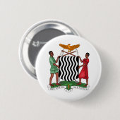 zambia emblem ronde button 5,7 cm (Voorkant /achterkant)