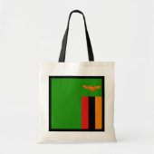 Zambia Flag Bag Tote Bag (Voorkant)