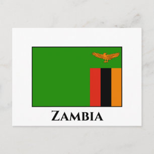 Zambia Flag Briefkaart