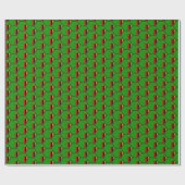 Zambia Flag Honeycomb Wrapping Paper Cadeaupapier (Vlak)