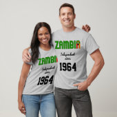 Zambia Flag Independence Celebration T-shirt (Unisex)