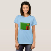 Zambia Flag Jewel T-shirt (Voorkant volledig)