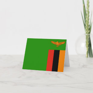 Zambia Flag Kaart