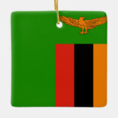 Zambia Flag Keramisch Ornament (Voorkant)