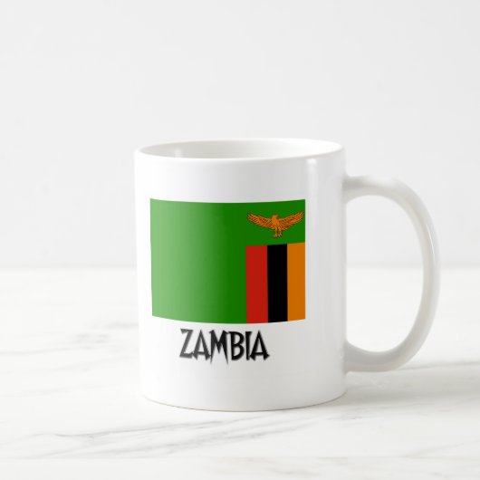Zambia Flag Koffiemok (Rechts)