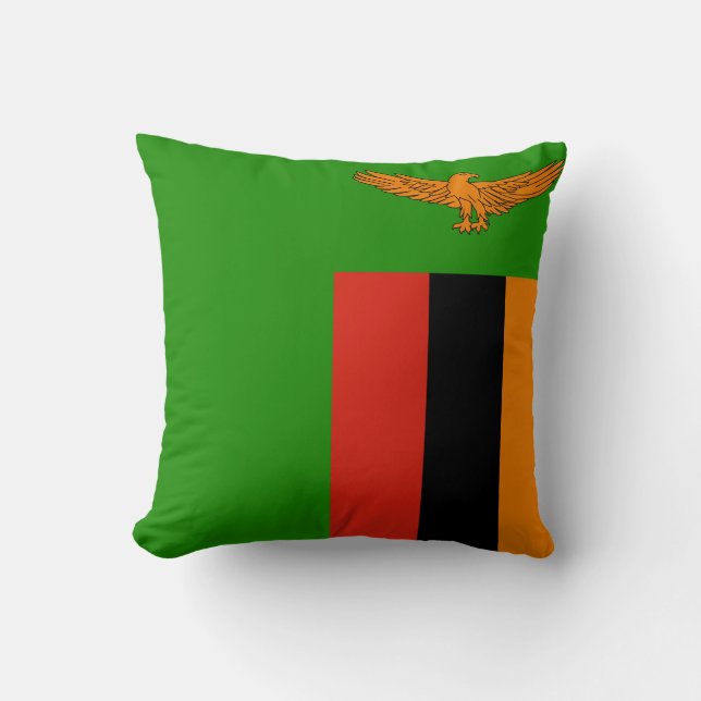 Zambia Flag Kussen (Voorkant)