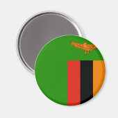 Zambia Flag Magneet (Voorkant / Achterkant)