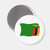 Zambia Flag Magnet (Voorkant / Achterkant)