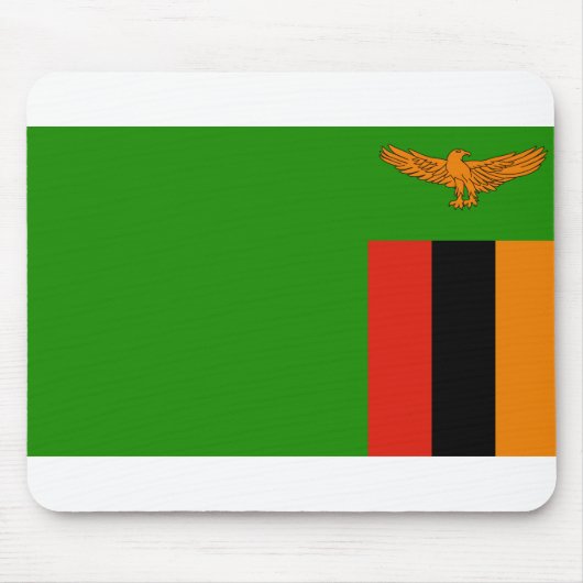 Zambia Flag Muismat (Voorkant)