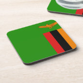 Zambia Flag Onderzetter (Linkerzijde)