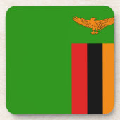 Zambia Flag Onderzetter (Voorkant)