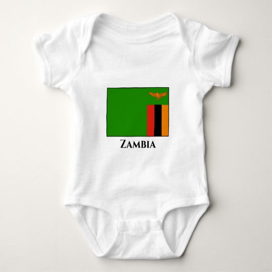 Zambia Flag Romper (Voorkant)