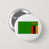 Zambia Flag Ronde Button 5,7 Cm (Voorkant /achterkant)