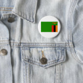 Zambia Flag Ronde Button 5,7 Cm (In situ)