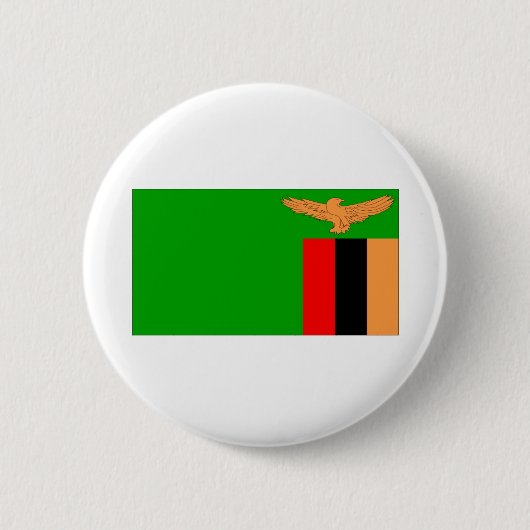Zambia Flag Ronde Button 5,7 Cm (Voorkant)