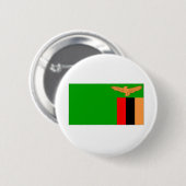 Zambia Flag Ronde Button 5,7 Cm (Voorkant /achterkant)