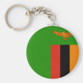 Zambia Flag Sleutelhanger (Voorkant)