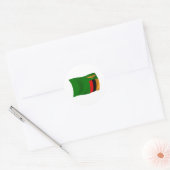 Zambia Flag Sticker (Envelop)